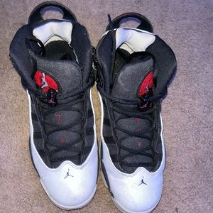 jordan 5s black red